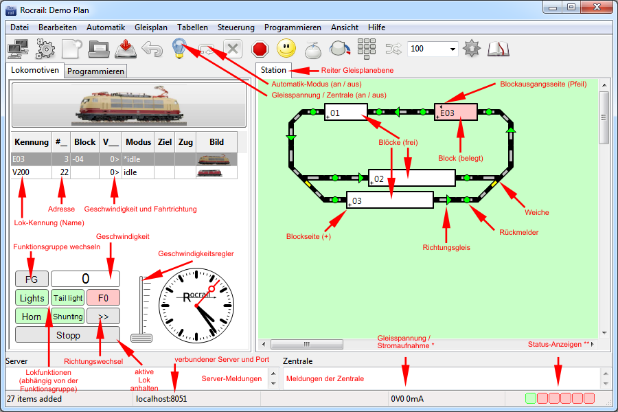 Beschreibung wichtiger Elemente Beschreibung wichtiger Elemente