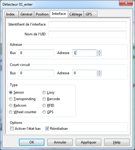 Interface tab. Add address here Interface tab. Add address here